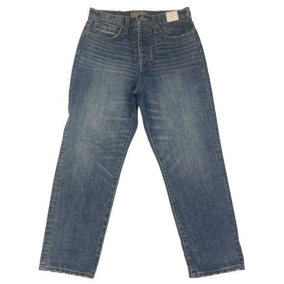 J. Crew Point Sur Slouchy Boyfriend Jean in Tinted Indigo Women's 29 NWT - Picture 1 of 11